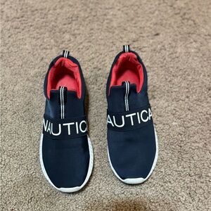 Nautica  Navy and Red Slip-On Sneakers Sz 5